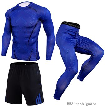 gimnasio trotar #Beige Conjunto de 3PC de ropa deportiva para hombre traje de secado rápido para correr 