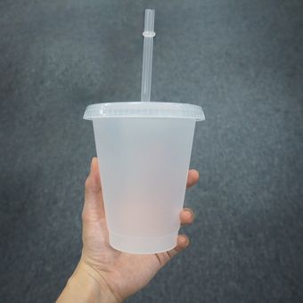 700 Ml Taza Reutilizable Taza De Plástico Con Tapa Taza Con 