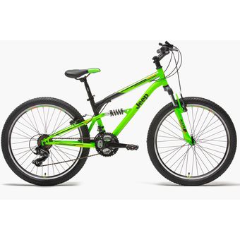 Bicicleta best sale jeep verde