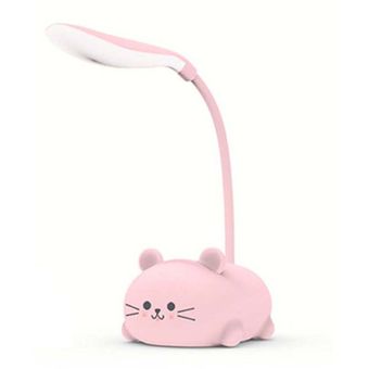 Lámpara de mesa de dibujos animados lindo del Usb para mascotas Light Night Cat recargable llevó la luz de la tabla 
