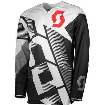 Scott 350 Dirt MX motocross/dh bicicleta pantalón blanco/negro/verde 2018 