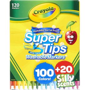 Crayola Super Tips 120 Marcadores