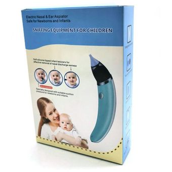 Aspirador o succionador eléctrico nasal bebe y niños AZUL GENERICO