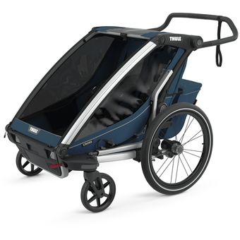 Coche de Ni o Para Bicicleta 2 puestos Thule Chariot Cross Azul