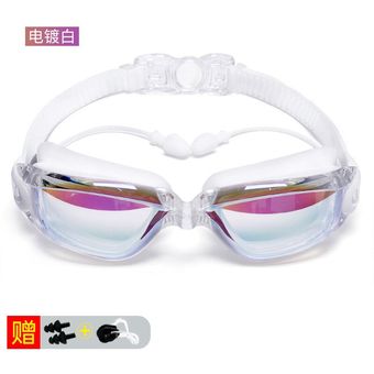 Gafas ópticas de natación para hombre y mujer impermeables profesionales lentes para miopía para piscina gafas de buceo graduadas para adultos 