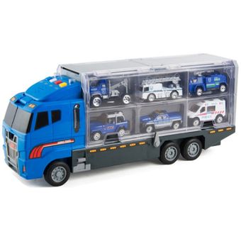 Camion Grande Y 6 Uds Mini Aleacion Diecast Coche Modelo 1 64 Escala Juguetes Portador De Vehiculos Camion Ingenieria Coche Juguetes Para Ninos Azul Linio Peru Ge5tb0mwpdjlpe