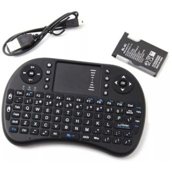 GENERICO Mini Teclado Inalámbrico Touchpad Smart TV Retroiluminado GENERICO