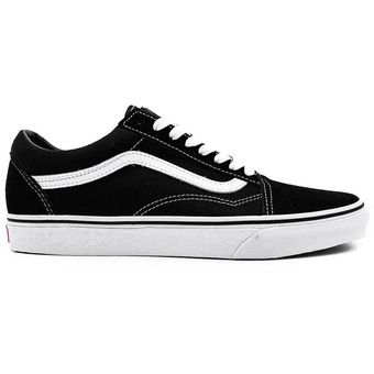 Vans old skool preto e sale rosa