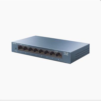 TP-LINK TL-SG108E Interruptor inteligente Gigabit de 8 puertos (TL-SG108E)