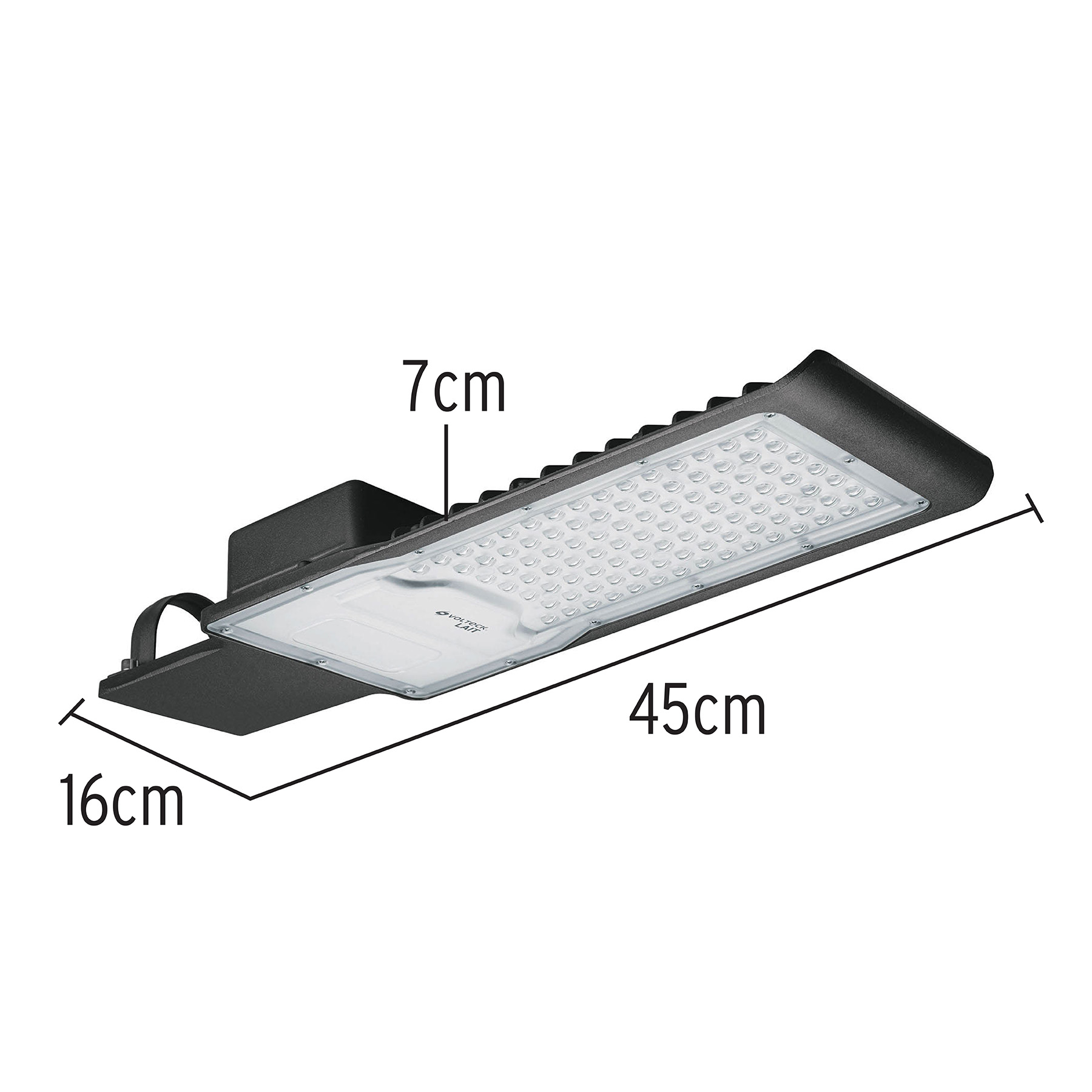 Luminario suburbano de LED plano de aluminio Volteck