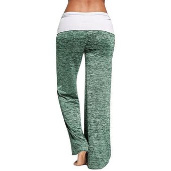 Pantalones Mujer Verano 2019 Largos Yoga Cintura Alta para Talla Grande hasta La Pantorrilla Deportivos 