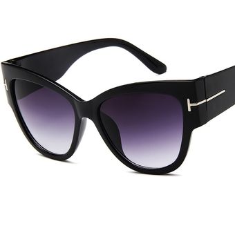 anteojos de sol femeninos de marca de diseño gafas de sol con estampado de ojo de gato para mujer 