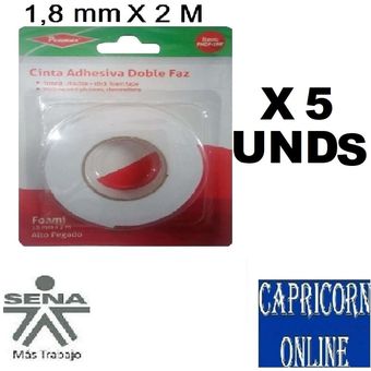 Cinta Adhesiva Doble Faz para Baño 19 mm. x 5 m.