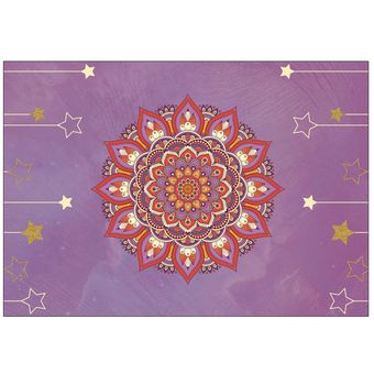 Estilo de moda de Bohemia diseño de Mandala alfombra antideslizante 