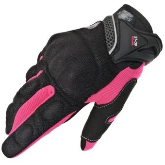 Guantes Moto Protección Térmico Táctil Semi Imper Over ST-09 Negros