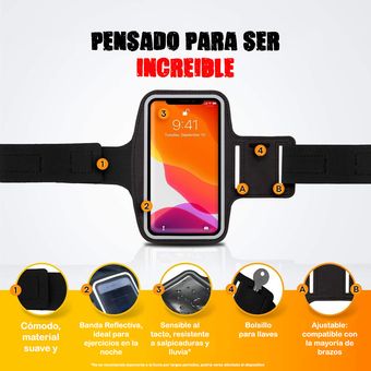 Banda Brazalete Deportivo para Smartphone hasta 6 Pulgadas GENERICO