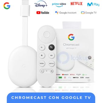 Chromecast 4 con Google TV 4K Google Chromecast 2021 | Linio - GO952EL1GJPOVLPE