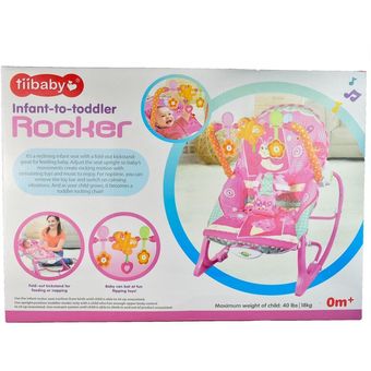 Silla mecedora para bebé Tiibaby Infant-to-toddler Rocker