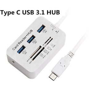 Multi USB Hub USB 3,0 C portátil de tipo c Hub Micro puerto...