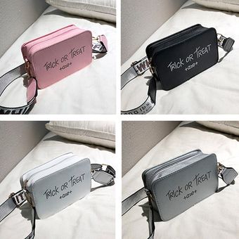 Bolso femenino salvaje simple Moda Pequeño bolso cuadrado Mensajero Mensajero Bolsa de mensajero 