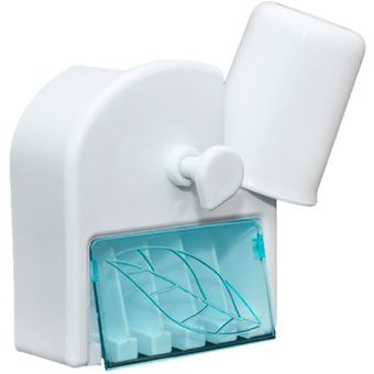 Organizador Cepillos Tapa Soporte Adhesivo Crema Dental