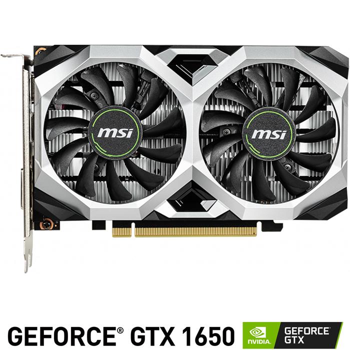 Tarjeta de Video MSI GeForce GTX 1650 D6 VENTUS XS OC 4GB GDDR6