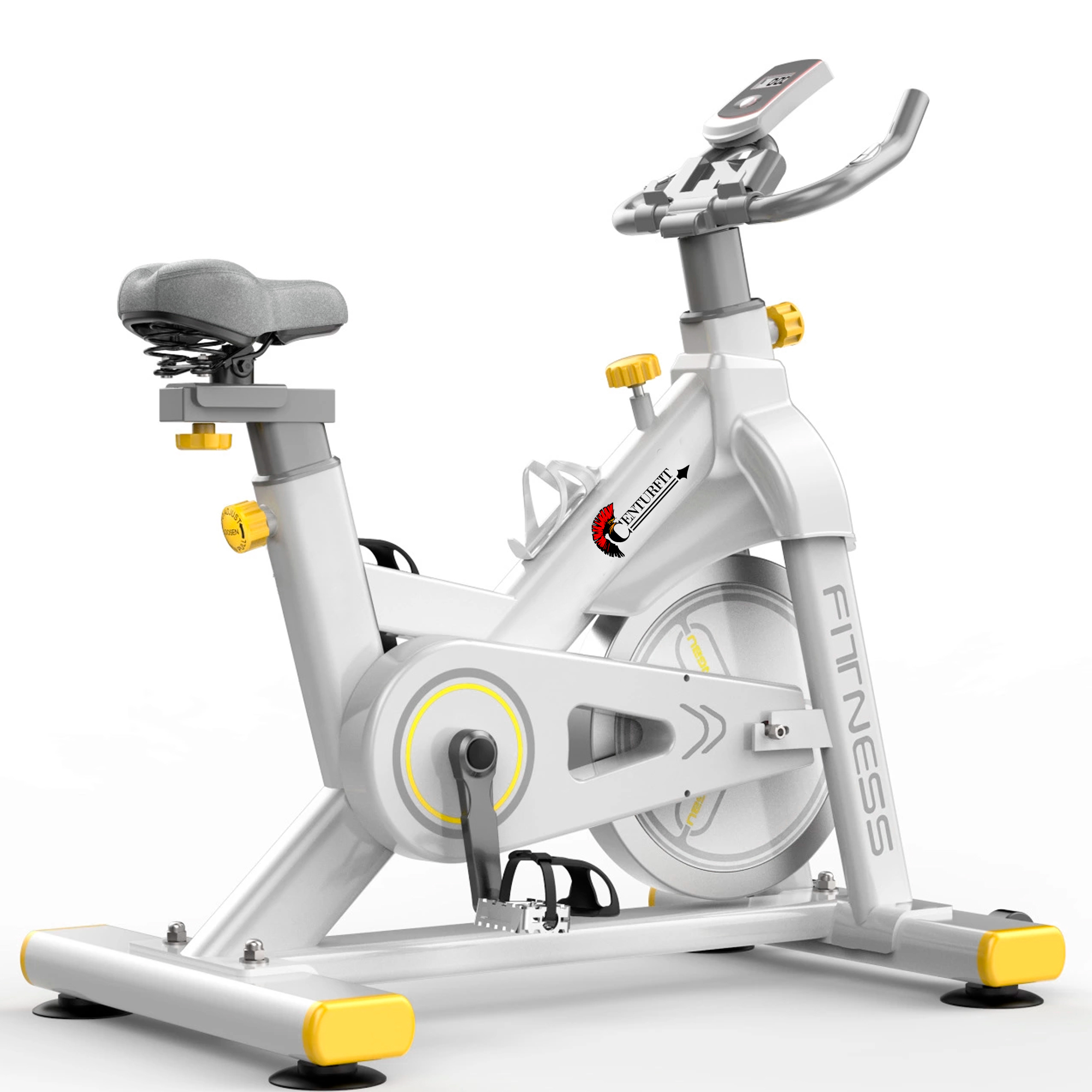 Bicicleta Fija Spinning Centurfit 13kg Fitness Cardio Gym