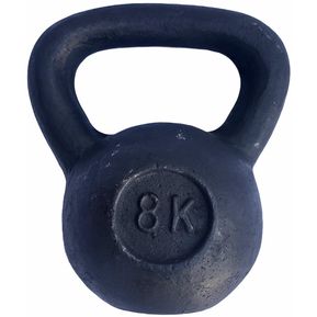 Pesa Rusa 16Kg 35Lb Hierro Color Negro Kettlebell Premium