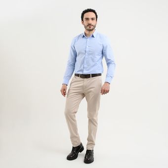 BASEMENT Camisas De Vestir Formal Algodón Hombre Basement