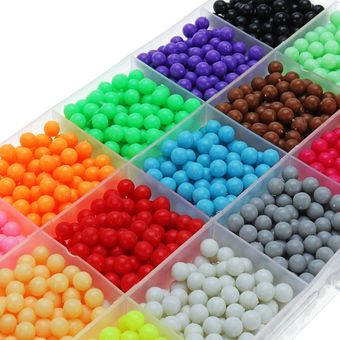 4800pcs DIY Fuse Bead Plastic Perler Fuse Beads Toys Divertido para niños DIY Crafts Gift 