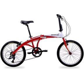 Bicicleta Plegable R20 Benotto UTOPIA Roja