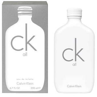 Fragancia Unisex  Ck All  de Calvin Klein Edt 200 ml
