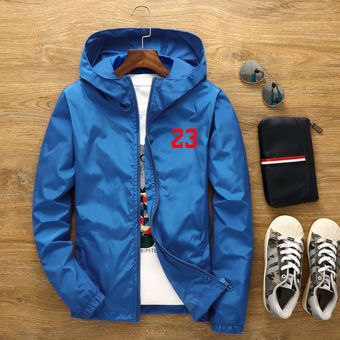 sudadera cortaviento（#blue） marca de chaqueta para hombre moda primavera y verano  23 