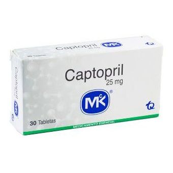 Captopril Mk 25mg Tabletas Caja X30tab. | CMR Colombia - MK868HB1FHA5ELCO