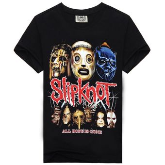 Camiseta de verano con diseño de Slipknot para hombre y mujer  camis.. 