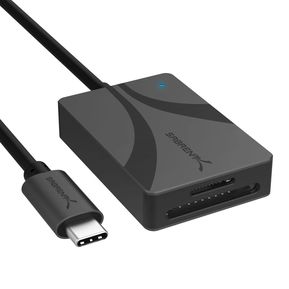 Lector Memorias USB-C SABRENT DUAL microSD SD / SDXC UHS-II