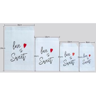 Bolsas de recuerdo de boda personalizadas bolsas de regalo de papel 