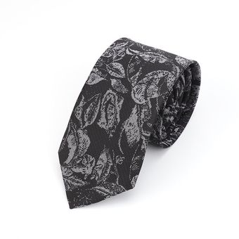 Corbatas delgadas para hombre para negocios y bodas corbatas de jacquard a rayas 6cm #68 