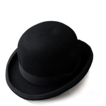 Sombrero Fedora de lana de 100% para hombre y mujer sombrero de mon DJL 