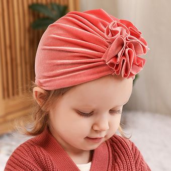 Sombrero de algodón para niña,turbante,accesorios de fotog 