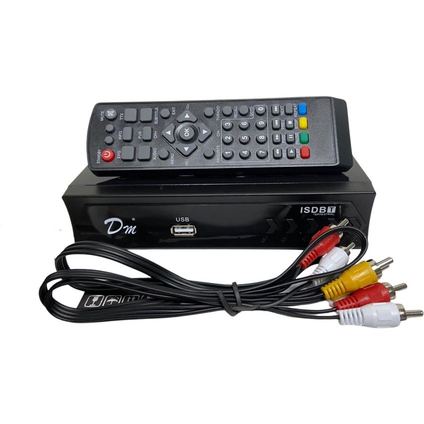 Sintonizador Decodificador TVD Digital ISDB-T HDTV RCA USB Generico
