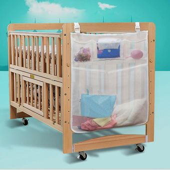 Large Baby Crib Cot Bed Nursery Storage Bag Hanging Diaper Organizer Tidy Pocket 