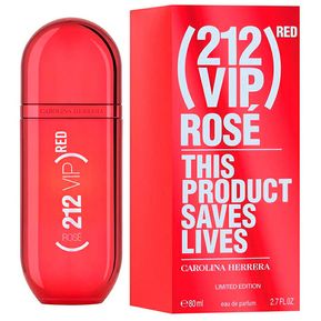 Perfume 212 VIP Rose Red Carolina Herrera Mujer Dama 80ml 2.7oz