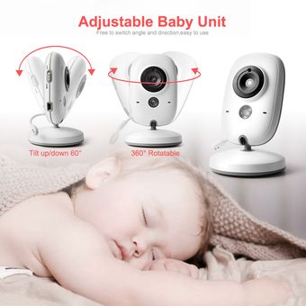 Monitor Bebé 3,2 Pulgadas Wifi Cámara Digital Inteligente con Visión Nocturna De Dos Vías De Hablar 