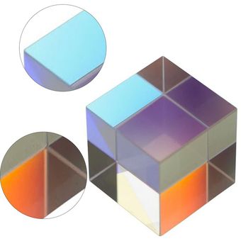 Cúbico Ciencia Cubo óptico Prisma Fotografía Con hexaedras Prisma Hogar 