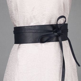 Cinturón Obi bohemio el más de moda para mujer Cinturón liso de pie 