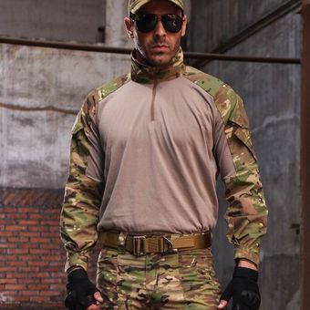 Camisa De Manga Larga Del compraría Para Hombre Sudadera militar táctico trabajo 