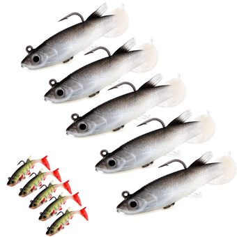 5 uds señuelo de pesca Swimbait 85 cm  13g Sea Bass Killer 
