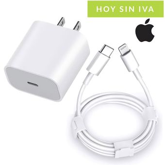 Apple - OFERTA Cargador - iPhone 20W - Cubo y Cable USB-C a LIGHTING