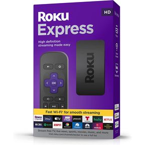 Roku Express 3960R Reproductor Streaming HD Cable HDMI